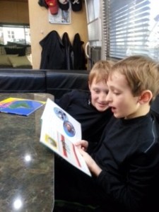 brothers reading